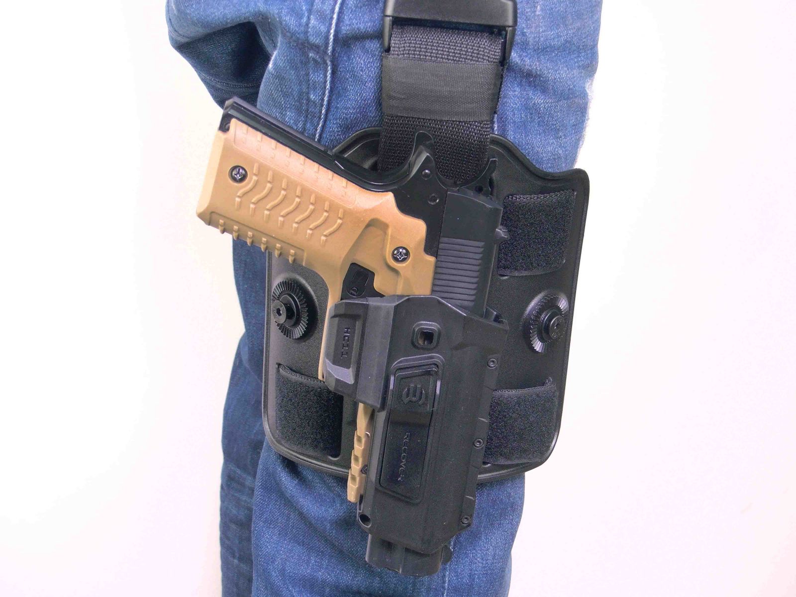 Recover Tactical DROP LEG Level 1 Thigh Holster for 1911 w/ CC3H Grip